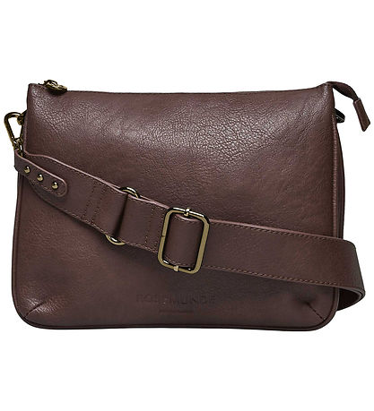 Rosemunde Skuldertaske - Andora - Dark Brown Gold