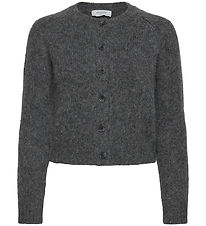 Rosemunde Cardigan - Uld - Medium Grey Melange