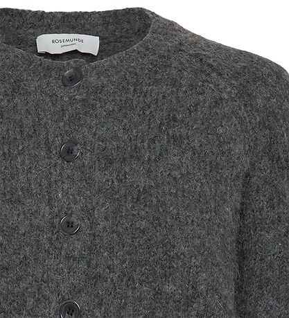 Rosemunde Cardigan - Uld - Medium Grey Melange