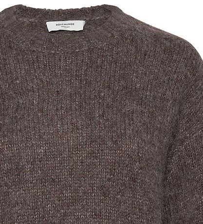 Rosemunde Bluse - Uld - Brown Grey Mel
