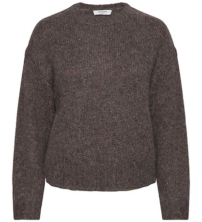 Rosemunde Bluse - Uld - Brown Grey Mel