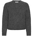 Rosemunde Bluse - Uld - Medium Grey Melange