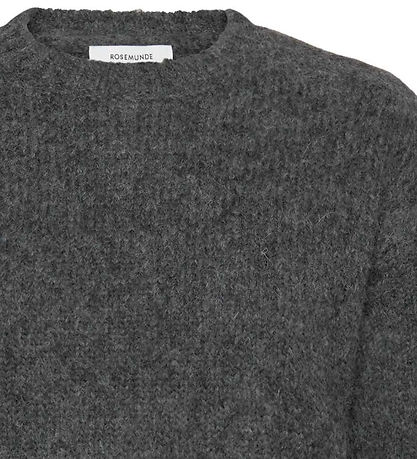 Rosemunde Bluse - Uld - Medium Grey Melange