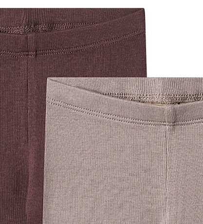Wheat Leggings - 2-pak - Rib - Maddy - Purple Fudge