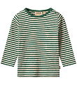 Wheat Bluse - Stig - Green Stripe