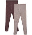 Wheat Leggings - 2-pak - Rib - Maddy - Purple Fudge