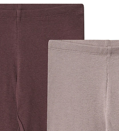 Wheat Leggings - 2-pak - Rib - Maddy - Purple Fudge