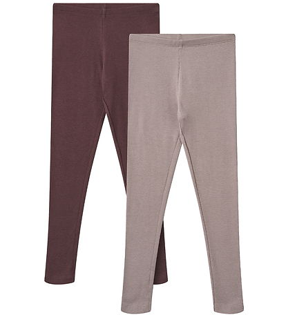 Wheat Leggings - 2-pak - Rib - Maddy - Purple Fudge