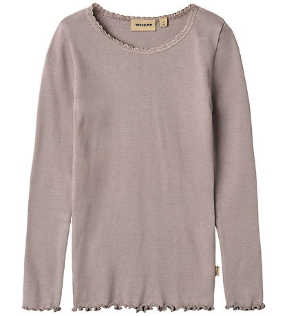 Wheat Bluse - Rib - Reese - Dusty Purple