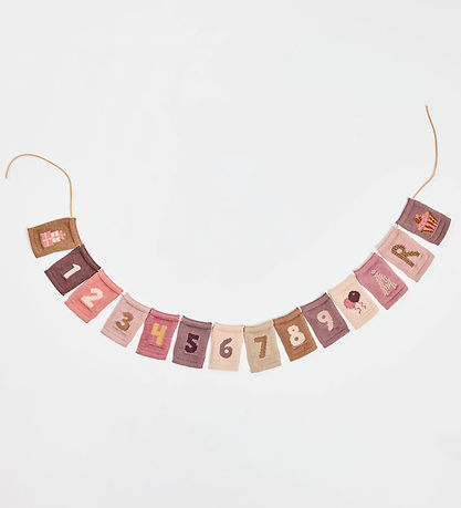 Smallstuff Strikket Flag - 6 - Rose