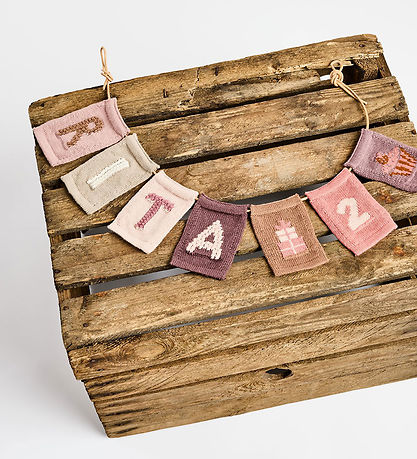 Smallstuff Strikket flag - 2 - Rose
