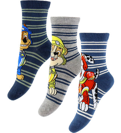 Name It Strømper - 3-pak - NmmSommer - Paw Patrol - Insignia Blu