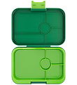 Yumbox Madkasse m. 4 Rum - Bento Tapas - Lime Green