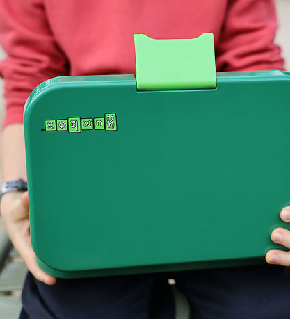 Yumbox Madkasse m. 4 Rum - Bento Tapas - Lime Green