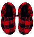 Crocs Hjemmesko - Classic Buff Check Cozzy Slipper - Varsity Red