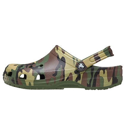 Crocs Sandaler - Classic Camouflage Clog - Army Green/Multi