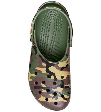 Crocs Sandaler - Classic Camouflage Clog - Army Green/Multi