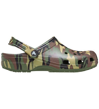 Crocs Sandaler - Classic Camouflage Clog - Army Green/Multi