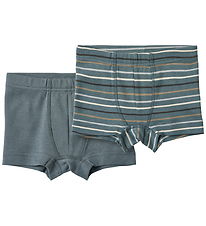 Wheat Boxershorts - 2-pak - Louis - Blue Multi Stripe