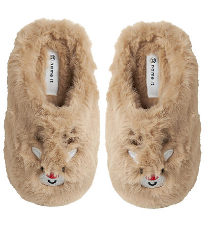 Name It Hjemmesko - NmnReindeer - Oxford Tan/REINDEER