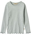 Wheat Bluse - Rib - Ida - Soft Rain