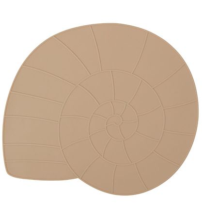 OYOY Dækkeserviet - Silikone - Nautilus - Camel