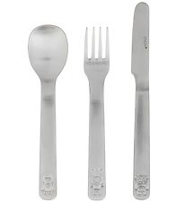OYOY Cutlery - We Love Animals - Brushed Steel