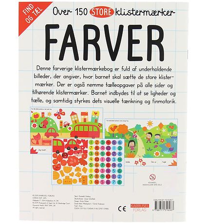Karrusel Forlag Aktivitetsbog m. Klistermærker - 150 - Dansk