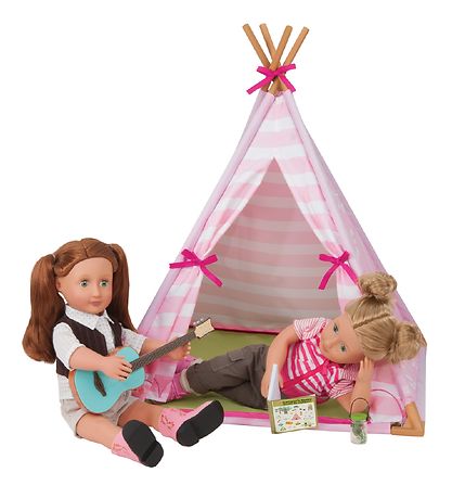 Our Generation Dukketilbehør - Mini Tipi m. Tilbehør