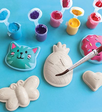 SES Creative - Støb Og Mal - Glade Figurer