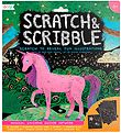 Ooly Scratch and Scribble Sæt - Magical Unicorns