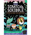 Ooly Scratch and Scribble Mini Sæt - Safari Party