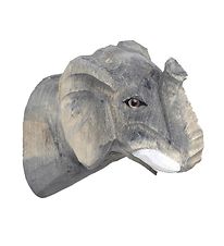ferm Living Knage - Håndskåret Træ - 9,5x9,5x5 cm - Elefant