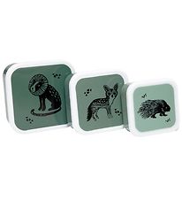 Petit Monkey Madkassesæt - 3 stk - Sort Dyr