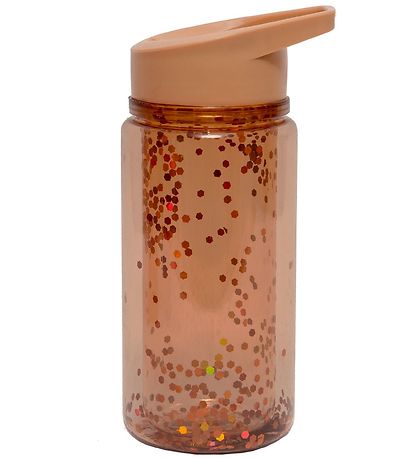 Petit Monkey Drikkedunk m. Sugerør - 300 ml - Bronze m. Glimmer