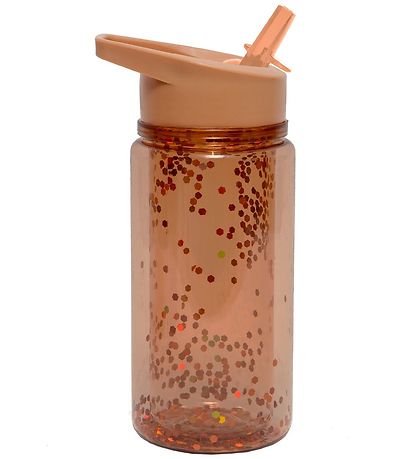 Petit Monkey Drikkedunk m. Sugerør - 300 ml - Bronze m. Glimmer