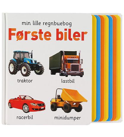 Alvilda Billedbog - Min Lille Regnbuebog - Første Biler - Dansk