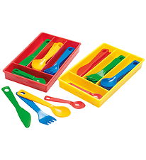 Dantoy Bestikkasse - My Little Kitchen - 17 dele - Assorteret