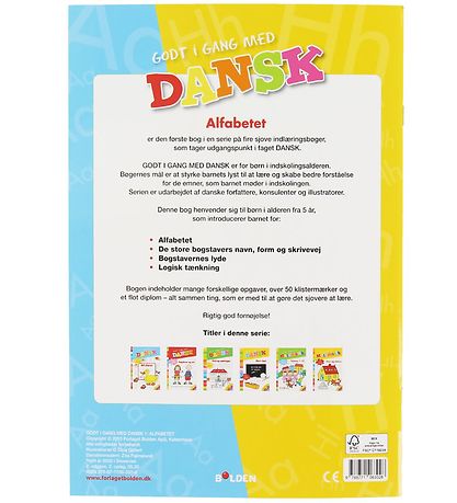 Forlaget Bolden Aktivitetsbog - Godt I Gang Med Dansk - Alfabete