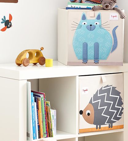 3 Sprouts Opbevaringskasse - 33x33x33 - Kat