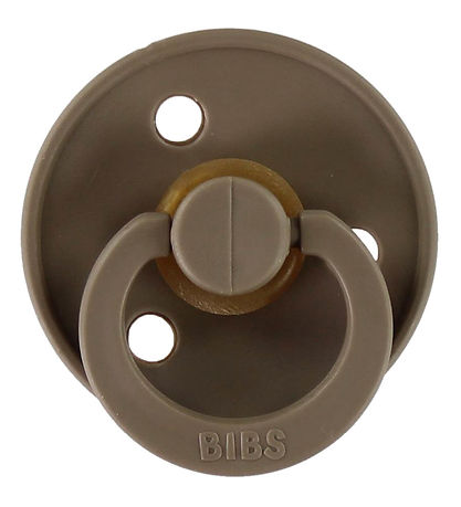 BIBS Colour Sutter - Str. 2 - 2-pak - Rund - Mocha/Dark Oak