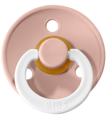 BIBS Colour Natsutter - Str. 1 - 2-pak - Rund - Blush/Vanilla
