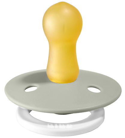BIBS Colour Natsutter - Str. 2 - 2-pak - Rund - Sage/Cloud
