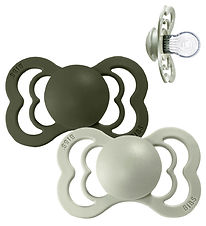 BIBS Supreme Sutter - Str. 2 - 2-pak - Symmetrisk - Sage/Hunter 
