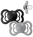 BIBS Supreme Sutter - Str. 1 - 2-pak - Symmetrisk - Cloud/Black