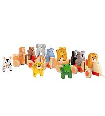 Djeco Aktivitetstog - 60 cm - Træ - Jungle