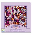 Djeco Træperler - 450 stk. - Sommerfugle