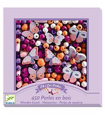 Djeco Træperler - 450 stk. - Sommerfugle
