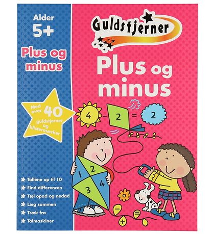 Karrusel Forlag Aktivitetsbog - Guldstjerner - Plus Og Minus - D