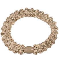 Kknekki Hårelastik - Beige Glimmer m. Lace